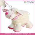 12cm Wholesale Lovely Mini Plush Sheep Doll for Girl